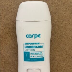 Carpe Antiperspirant Underarm Lotion - White (Clean Sport)